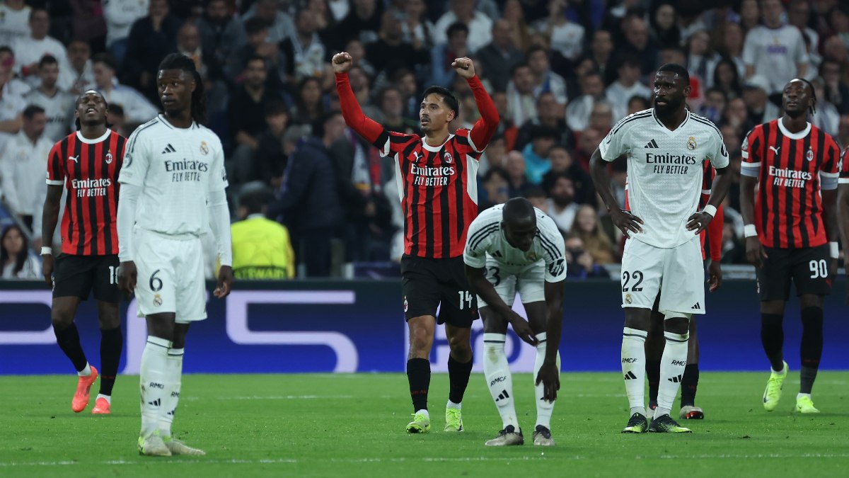 Real Madrid, evinde Milan’a mağlup oldu